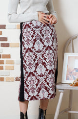 オーナメント柄ゴブランスカート