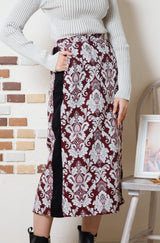 オーナメント柄ゴブランスカート