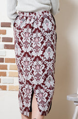 オーナメント柄ゴブランスカート