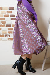 マルチパターン割繊スカート