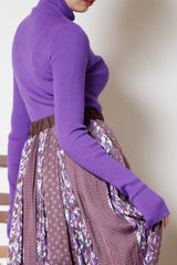 リブプチハイネックプルオーバー