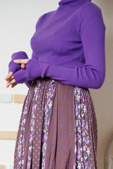 リブプチハイネックプルオーバー