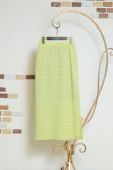 シアーシャーリングスリットスカート