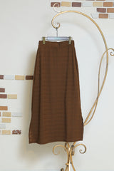 シアーシャーリングスリットスカート