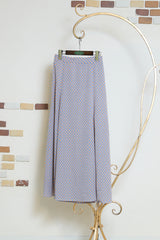 柄マキシフレアスカート