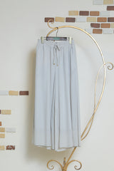 麻調シアーフレアパンツ