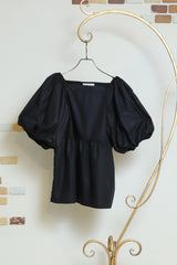 バルーンスリーブオフショルブラウス