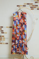 ギャザーティアードワンピース