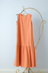 ノースリマーメイドフレアワンピース