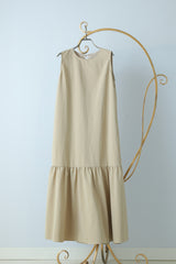 ノースリマーメイドフレアワンピース