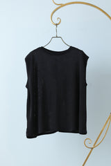 肩タック1分袖プルオーバー