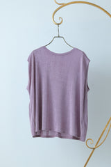 肩タック1分袖プルオーバー