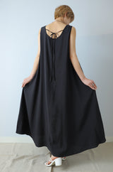 シアーストライプノースリワンピース