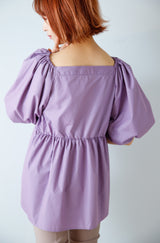 バルーンスリーブオフショルブラウス