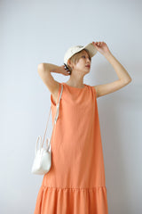 ノースリマーメイドフレアワンピース