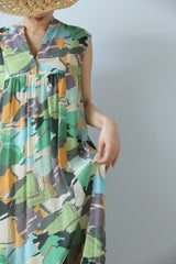 ギャザーティアードワンピース