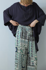 パッチワーク柄パンツ