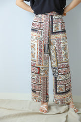 パッチワーク柄パンツ