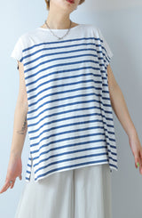 パネルボーダールーズTシャツ