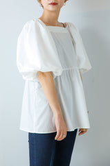 バルーンスリーブオフショルブラウス