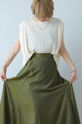 肩タック1分袖プルオーバー