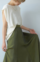 肩タック1分袖プルオーバー