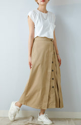 シャークスキンタックスカート