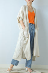 スラブカーディガン