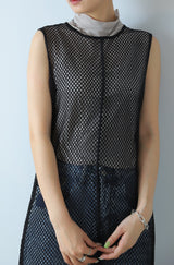 カットメッシュワンピース