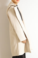 フード付きZIPコート