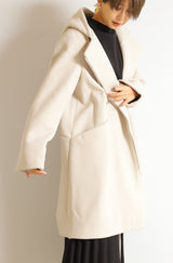 フード付きZIPコート