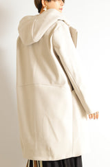 フード付きZIPコート