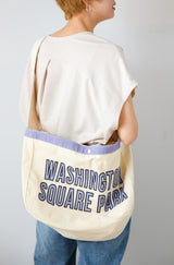 キャンバスロゴプリントバッグ