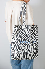 アソート柄ロゴ刺繍トートバッグ