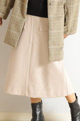 圧縮ジャージAラインスカート