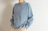 ウォッシャブルワイドネックプルオーバー