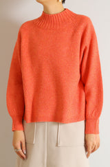 ウォッシャブルワイドネックプルオーバー