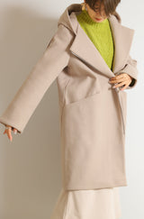 フード付きZIPコート