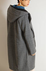 フード付きZIPコート