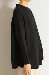 ドルマンケーブルニットチュニック