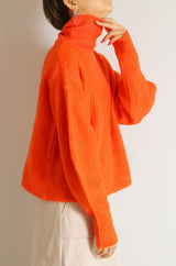 リサイクル起毛スリーブプルオーバー