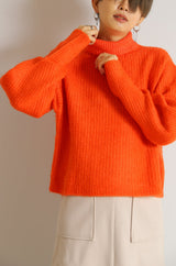 リサイクル起毛スリーブプルオーバー