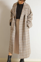 ワイドカラーチェスターコート