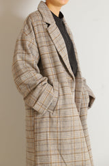 ワイドカラーチェスターコート