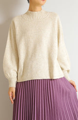 ウォッシャブルワイドネックプルオーバー