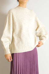 ウォッシャブルワイドネックプルオーバー