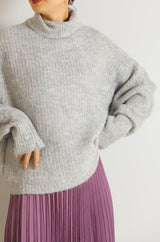 リサイクル起毛スリーブプルオーバー