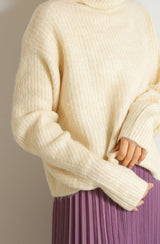 リサイクル起毛スリーブプルオーバー