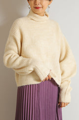 リサイクル起毛スリーブプルオーバー