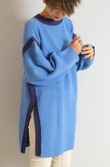 アルパカタッチ切替配色プルオーバー